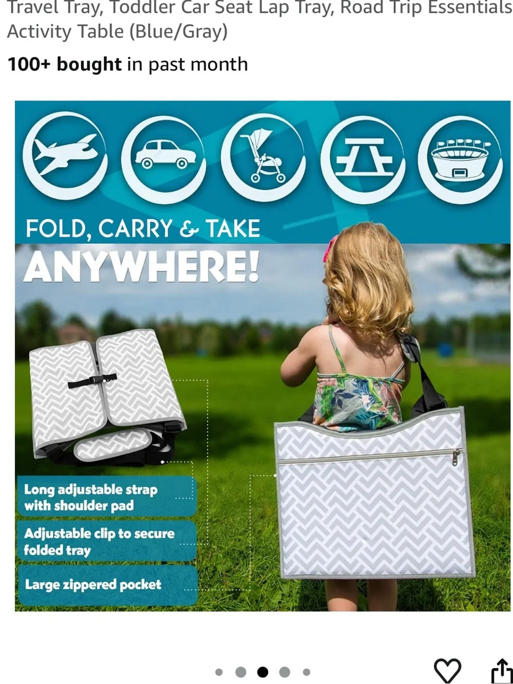 Kenley kids gray travel